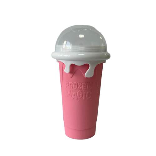 slushy cup 创意夏天便携解渴硅胶冰沙杯制冰杯网红捏捏杯 - 图3