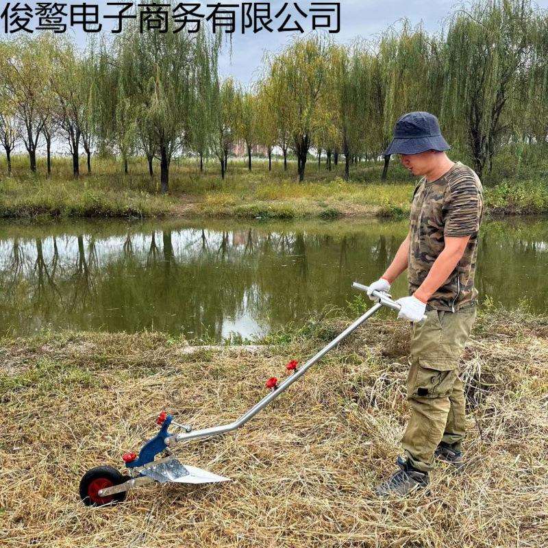 Hand-pulled plow, micro-tiller, share-type plow, rural manual plow, furrow plow, furrow opener, farmer's agricultural tools