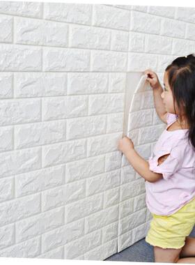 Self-adhesive wall sticker wallpaper bedroom warm cement wal