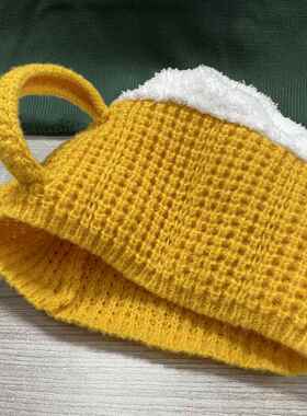 3D Beer Cup Hats Beanie party Unisex Hairline Cap Beer Love