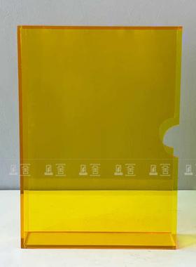 简约现代透明彩色亚克力书盒书皮样板房书房卧室客厅书档装饰摆件