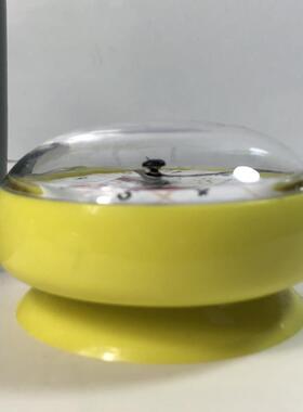 迷你吸盘挂钟浴室防雾防水时钟厨房卫生间钟表小石英钟台钟7cm