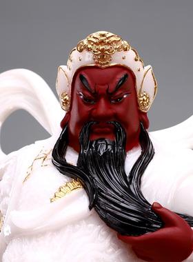 高档秦歌汉玉蓝伽白陀菩萨家用供奉韦驮佛像家用关二爷财韦神关公