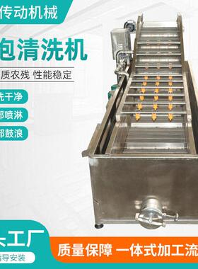 定制果蔬清洗机全自动玉米气泡清洗机设备商用水果气泡清洗机