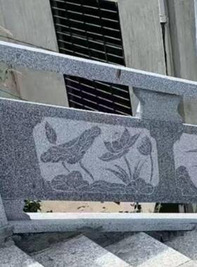 青石石雕栏板石雕栏杆生产寺庙黄河河道治理简易石栏杆厂家现货