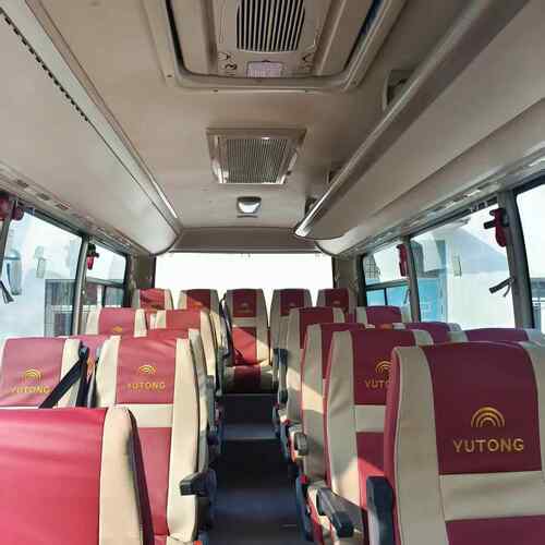 出口 考斯特23座中型客车旅游观光接待车 自动门 可调舒适座椅 - 图2