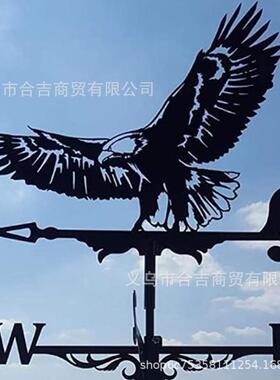 跨境公鸡风向标金属户外装饰品屋顶花园装饰家具摆件工艺品送礼品