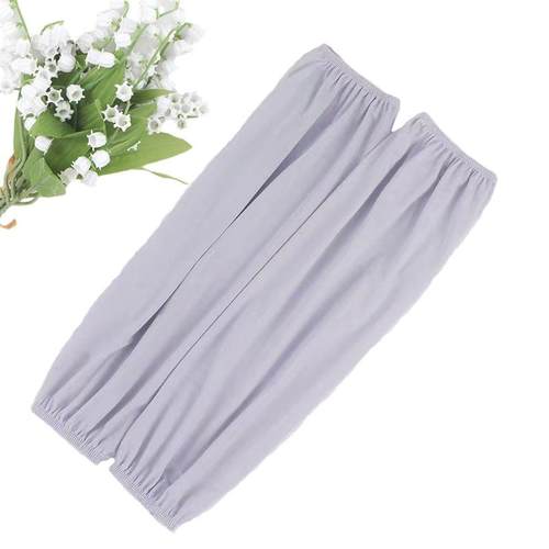 宽松冰丝防晒套男士夏季女干活遮阳护袖加长透气直筒套袖新款 - 图1