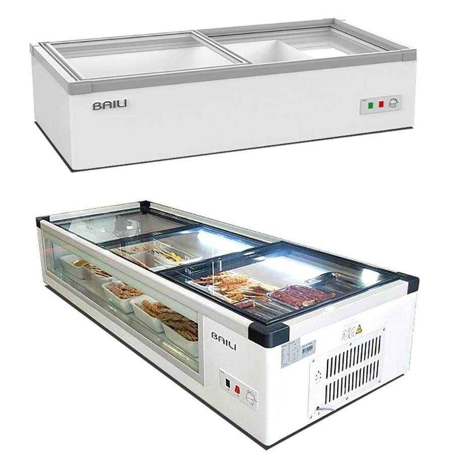 百利冰柜台式冷藏烧烤炸串展示柜小型冷冻保鲜卧式三轮车摆摊冰箱,淘宝优惠券,粉丝福利购,淘宝优惠卷