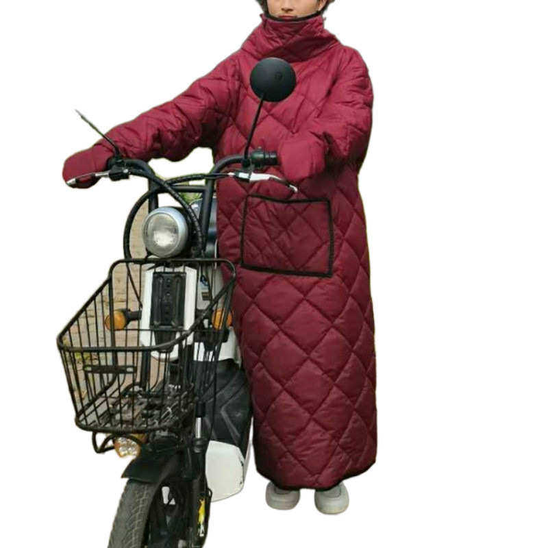 新款电动摩托车挡风被冬季保暖加绒加厚挡风罩防风衣护膝防寒呷鸣,淘宝优惠券,粉丝福利购,淘宝优惠卷