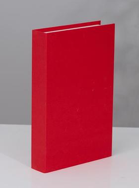 纯色网红假书装饰书样板间仿真书道具书壳图书馆模型创意书盒摆件