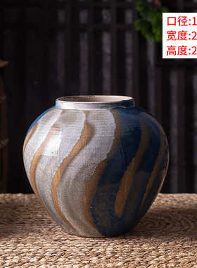 旧坛子干花陶盆陶多粗花盆土陶罐插手工花瓶肉古朴小号做仿古复古