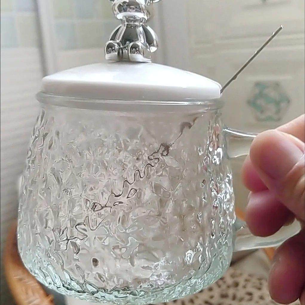 玻璃杯网红爆款水杯带把手茶杯早餐学生女咖啡杯子便携精致个人,淘宝优惠券,粉丝福利购,淘宝优惠卷