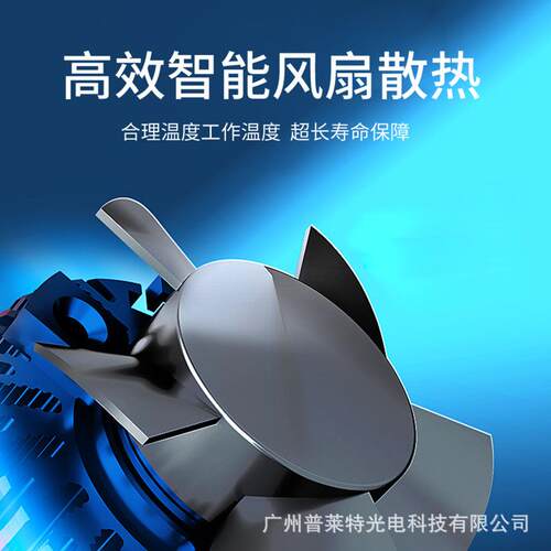 原厂货源P40四面LED大灯迷你直插式一体H7 H4 H11 9005外贸款大灯 - 图1
