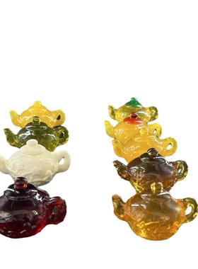 工艺品文玩代蜜荧光赢钱装饰摆件