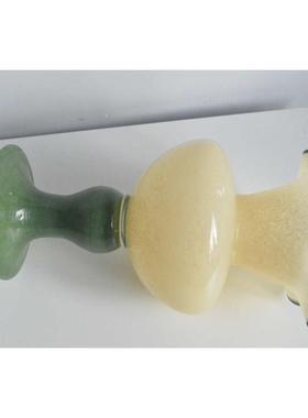 高脚玻璃风灯养器话中古艺术花法式铃兰新品复古水高级摆件感花瓶