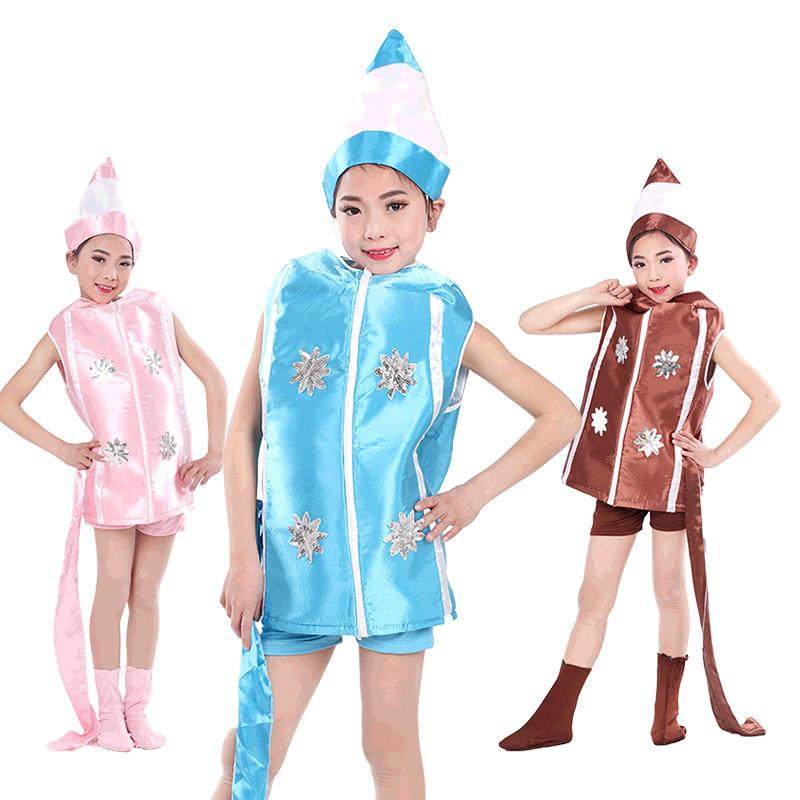 儿童七彩画笔演出服铅笔服元旦服装小荷风采蜡笔舞蹈服道具表演服,淘宝优惠券,粉丝福利购,淘宝优惠卷