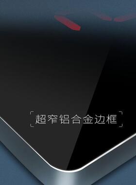 大屏电子钟新款挂钟墙钟万年历时间温湿度显示铝合金卫星款HEC-07