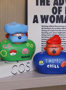 意面包人摆件糕烘焙BN-322B蛋店咖啡店橱创业柜吧台潮玩装饰品店