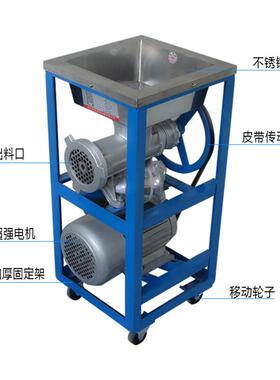 鲨鱼厂家直供32大型商用电动绞肉机多功能大功率鸡骨架碎骨机