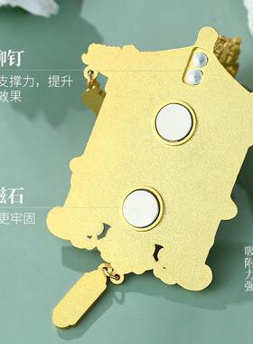 发光金属冰箱贴故宫颐和园南京青岛杭州苏州上海西安博物馆文创