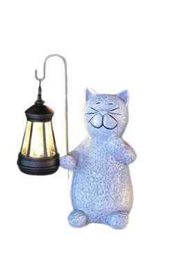 跨境可爱动物提灯摆件太阳能户外花园庭院创意场景装饰temu热销