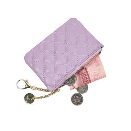 Korean style new coin purse multifunctional textured zipper small purse women's cosmetics storage bag