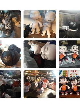 雕塑工艺品3D打印定制服务修图表面处理喷漆上色一站式加工定制服