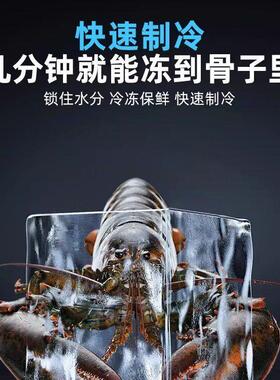 立式低温速冻瞬冷冻冰柜商用家用急冻锁鲜柜火锅食材海鲜大容量