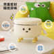 Creative trash can Home dormitory Living room Bedroom with cover Press-type desktop storage barrel Office mini trash can