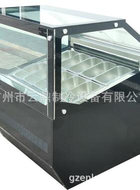厂家供应 10盘意式雪糕柜 110V ice cream showcase 冰激凌展示柜