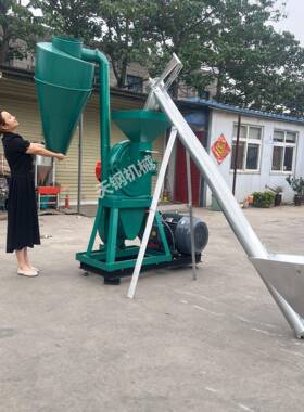 玉米粉碎机加厚铸铁齿爪粉碎机黄豆小麦五谷杂粮大型磨粉机