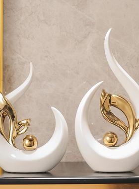 高级感帆船摆件家居饰品轻奢高档客厅玄关酒柜电视柜装饰