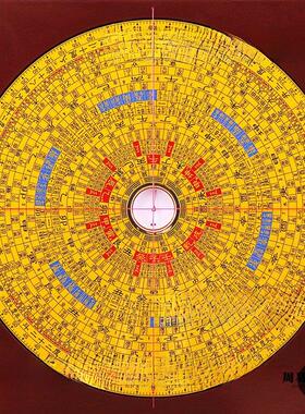 正品集福堂风水罗盘5寸6寸9寸10寸高精度纯铜专业三合盘初学入门