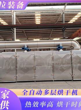 金银烘干设备多层带式干燥机械山片土豆片材网带烘干机