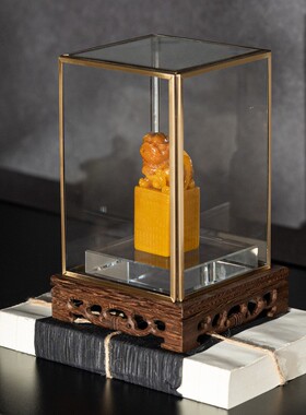 十新中式茶三新中匠式会所茶室客厅柜子内软摆房件样板间书书架装