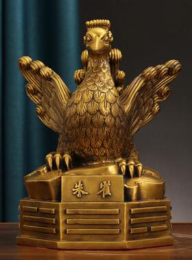 纯铜四大神兽摆件青龙白虎朱雀玄武客厅家居装饰工艺礼品摆饰大号