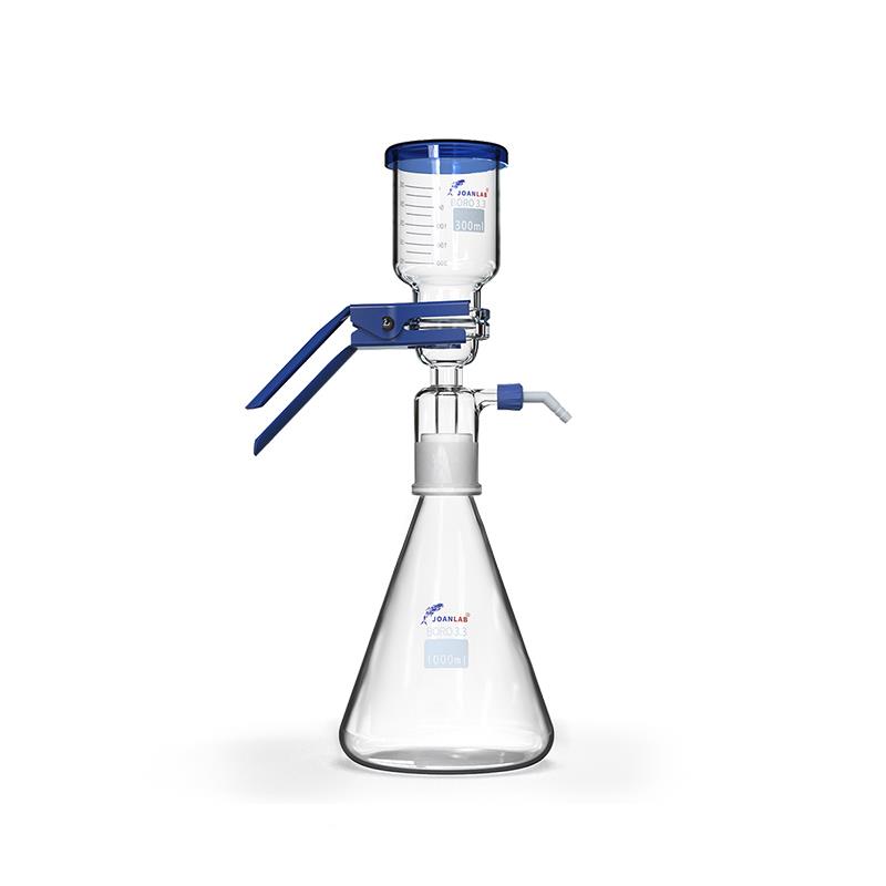 群安仪器 玻璃过滤装置砂芯过滤器真空过滤器 溶剂抽滤装置1000ml - 图3