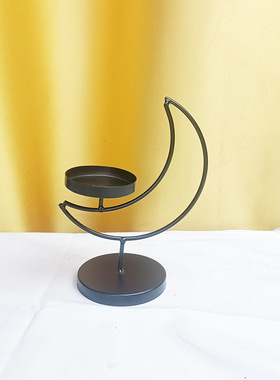 亚马逊创意北欧蜡烛台铁装饰摆件