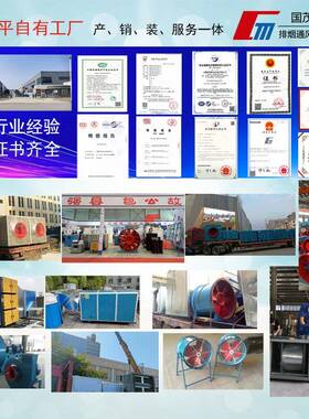 工业4-68型离心通风机工厂建筑室内通风换气风机排烟抽风机排风