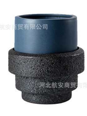 样板房现代器摆件工艺品售楼处简约创意桌面树脂花树脂茶几花瓶