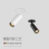 Sanzhi LED embedded long tube spotlight Ra95 anti-glare angle adjustable living room hotel wall washer COB downlight