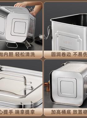 304不锈钢密封桶食品级油桶酒桶储存罐密封罐罐头罐装家用米茶桶