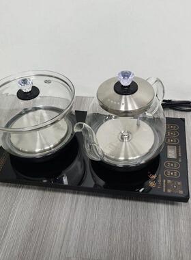 银泉星达粤研底部上水全自动茶炉一键启动快速煮水电热水壶电茶炉