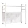 Desktop storage rack hole board table storage bookshelf student desk office desktop multi-layer iron storage rack