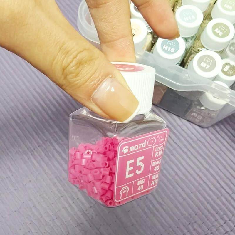 拼豆收纳盒透明方形收纳盒30ml小药瓶PET材质桌面整理便携DIY工具,淘宝优惠券,粉丝福利购,淘宝优惠卷