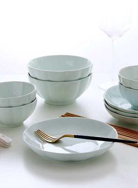 Set of dishes, dinner, chopsticks, couple