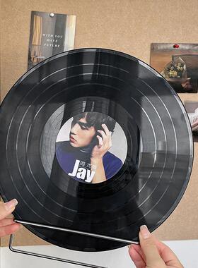 复古周杰伦黑胶唱片摆件家居装饰品电视酒柜氛围感房间改造小物件