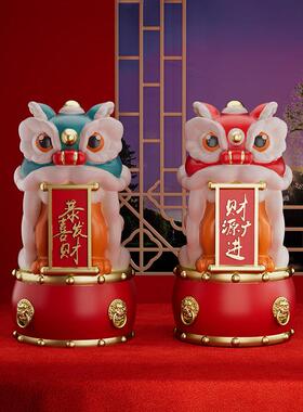 中国风国潮醒狮摆件2025蛇年文创新年招财装饰品公司年会定制礼品