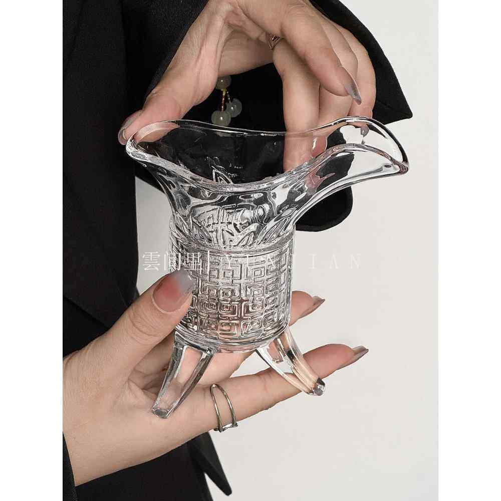 帝王杯冰美式拿铁咖啡杯Ins风创意搞怪三足爵杯玻璃杯奶茶杯酒杯,淘宝优惠券,粉丝福利购,淘宝优惠卷